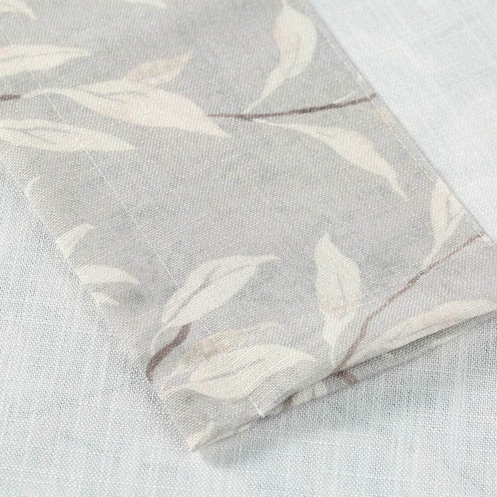 5008 18 x 18 Inch Country Rustic Grey Leaves Pattern Throw Pillowcases - Picture 9 of 9